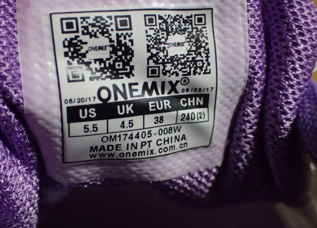 中国邮政(Chinapost)発送 [ワンミックス]onemix air sneaker